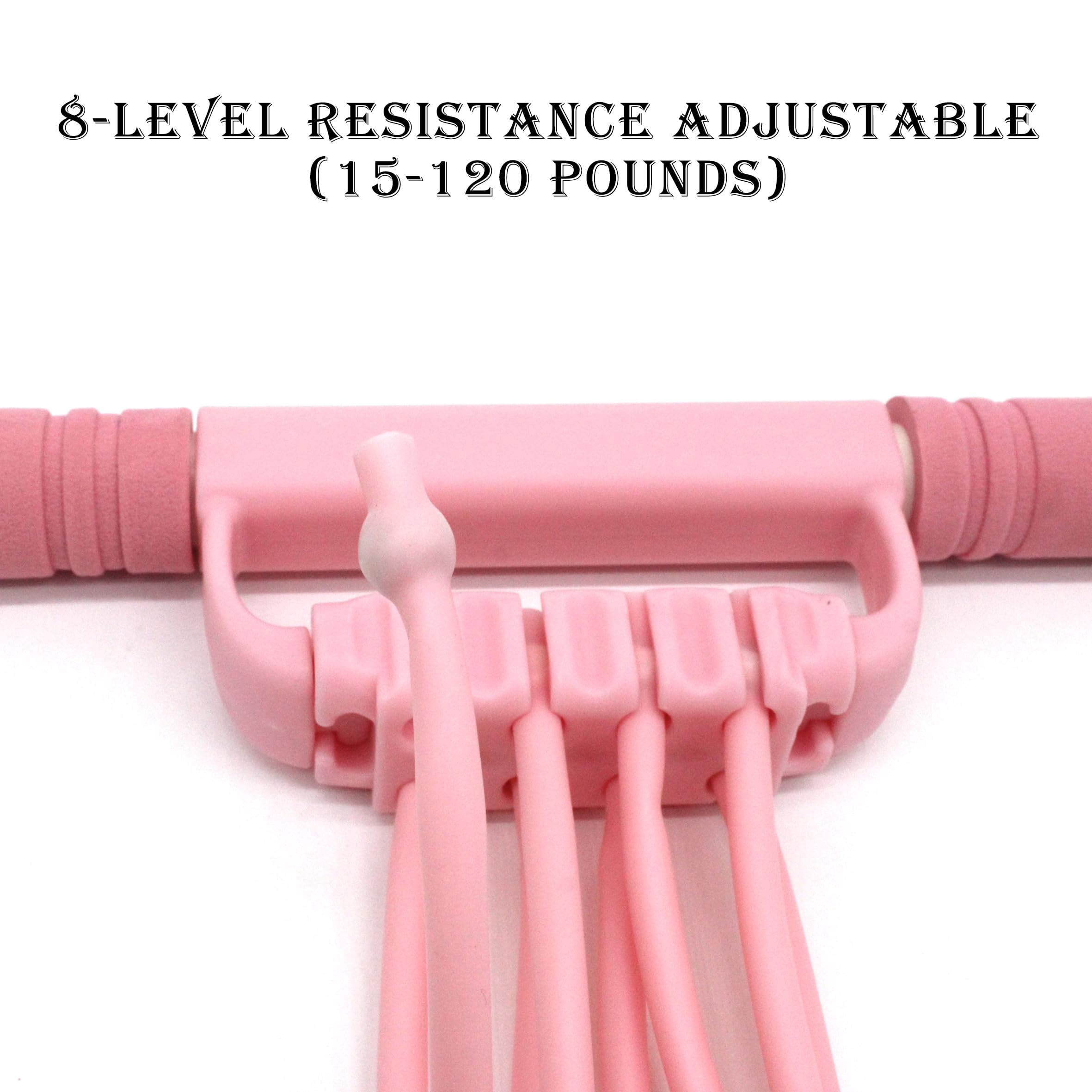 Pedal Resistance Bands with Handles, Multi-Function Tension Rope Band & Pedal Puller Resistance Band for Abdomen/Waist/Arm/Leg Stretching Slimming Training