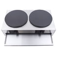 thumbnail image 6 of Commercial Electric Crepe Maker 16" Pancake Machine, Double Hotplate Non-Stick Counter Stove, 6 of 12