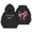 Black, variant on Toddler Girls Hoodies Bowknot Letter Print Hooded Pullover Top Soft Fleece Casual Sweatshirts Cute Trendy Y2K Clothes With Pocket Size 18-24 Months