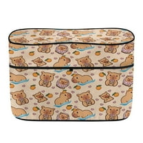 Yuyamidu Cute Capybara RV Propane Tank Cover Fits 20LB Dual Gas Cylinder Trailer Travel Accessories Weather Resistant Sun Protection Propane Tank Covers for Travel Trailer