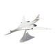 thumbnail image 1 of Modelo de caza TU160 a escala 1:200, avión simulado, colección de aleación fundida a presión, juguete para hogar, bar, cafetería, mueble de TV., 1 of 10