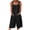 Black, variant on Vedolay Bodysuit For Women Jumpsuit Women's Bodycon Romper Spaghetti Strap Short Pants One Piece Jumpsuits Clubwer,Black L