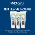 thumbnail image 2 of Pasta de dientes PRO-SYS en gel con flúor de menta, 120 ml, paquete de 3 unidades, aprobada por la, 2 of 8