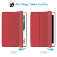 thumbnail image 3 of Ultra Lightweight Stand Smart Protective Cover with Auto Sleep/Wake Feature for iPad Air 2, Red, 3 of 5