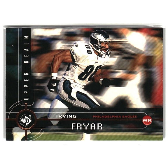 Collectible 1998 Upper Deck UD3 #73 Irving Fryar Legend! Eagles Patriots OG Football Card Philadelphia Eagles NFL Football Trading Card