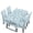 Cartoon Shark Heart, variant on TSOVTHRID Monstera Leaf Print 5 Pcs Tablecloth and Chair Covers Set, Stretchable Washable Table Cover with Chair Slipcovers for Home Hotel Banquet Wedding Party Decor
