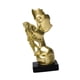 thumbnail image 5 of Escultura de pareja besándose, estatua de pareja besándose, figura de amor, adorno para chimenea Dorado, 5 of 9