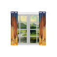 thumbnail image 3 of MKHERT Africa Fauna Blackout Window Curtain Kitchen Curtain 26x39 inch, 2 Panels, 3 of 3