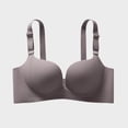 thumbnail image 4 of Xdegoge Jelly Bras for Women Smooth Seamless Plunge Bra Adjustable Straps Wireless Support Bralette Lightly Padded Full Coverage Design for T-Shirt Outfits and Everyday Casual Wear, 4 of 7
