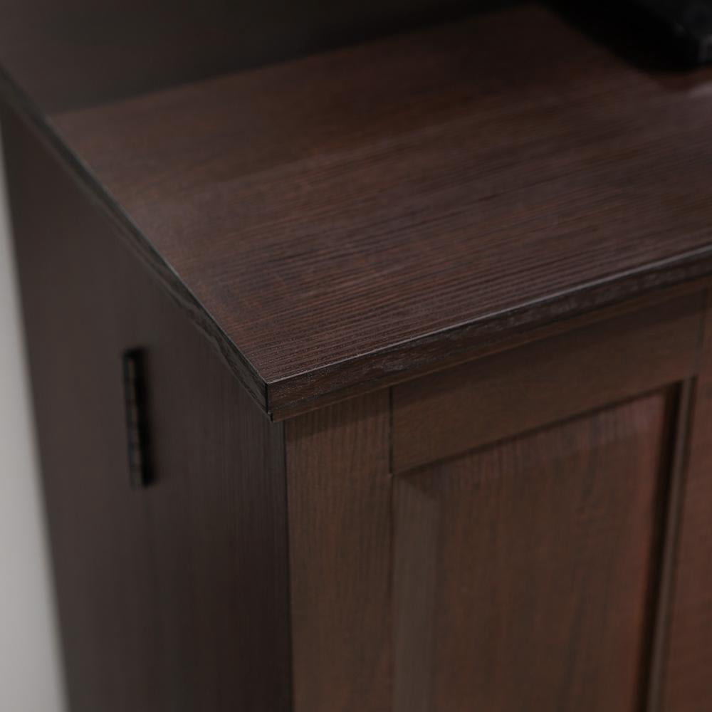 Walker Edison Traditional Tall TV Stand for TVs up to 48" - Espresso