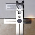 thumbnail image 2 of Multi-Functional Stainless Steel Ceramic Tile Hole Locator Ruler Adjustable Punching Hand Measure T, 2 of 5