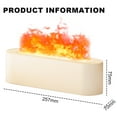 thumbnail image 2 of Difusor de aceites esenciales - Humidificador de vapor frío para aromaterapia para dormitorio Difusor de aroma con luz nocturna de llama simulada Apagado automático Modo de temporizador de, 2 of 6