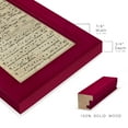 thumbnail image 2 of Vellum Songbook III -Framed Print w/glass-Cherry Red, 2 of 8