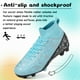 thumbnail image 4 of Tacos de fútbol para niños y niñas, zapatos de fútbol para exteriores, tacos de fútbol para niños, zapatos de béisbol para jóvenes, entrenamiento profesional, botas de fútbol para césped, 4 of 6