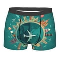 thumbnail image 5 of Uemuo Around The Planet Pattern Men's Boxer Briefs,Trunk Anti-Chafing,Comfortable, Durable, and Stylish Underwear-, 5 of 9