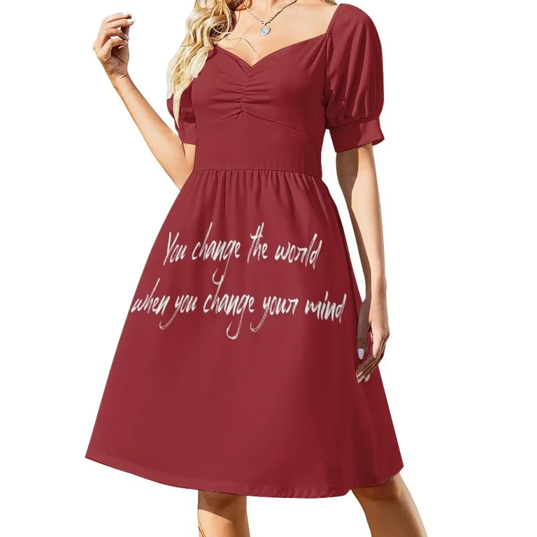 You Change the World When You Change Your Mind Sleeveless Dress Dress vintage dresses summer woman 2024 - Walmart.com You Change the World When You Change Your Mind Sleeveless Dress Dress vintage dresses summer woman 2024 - Walmart.com