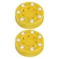 thumbnail image 1 of 2Set Yellow Round Ice Pucks for Roller Skating Training and Competition Use PP Material Hockey Game Puck, 1 of 9