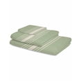 thumbnail image 2 of Sage Green Beige Striped Towel Set of 3, Soft Microfiber Bath Towels, Hand Towel, Washcloths, Modern Farmhouse Retro Lines Quick-Dry Absorbent Towels for Bathroom Kitchen Hotel Beach Gym Spa, 2 of 7