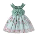 thumbnail image 1 of Robe Fille Volants Sans Manches Tulle Robe Tout-Petit Robe d'Été Filles Robe Déguisement Vêtements Petite Fille 6-9M Mode Filles, 1 of 8