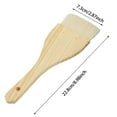 thumbnail image 3 of Wooden Sauce Brush for Cooking BBQ Grilling Baking, Food Grade Basting Brush for Butter Oil Marinade Application Kitchen Utensil, 2.8" x 8.9" Kitchen Wood Handle Brush (1 Pcs), 3 of 5