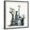 thumbnail image 2 of Parvez Taj Dark Bottle Blooms Framed Wall Art, 2 of 6