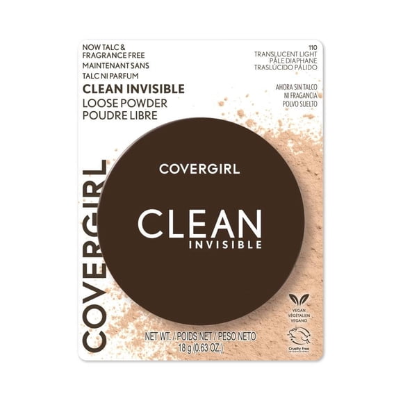 Base de maquillaje en polvo Covergirl Clean light matifica y sella 18 g