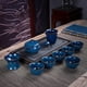 thumbnail image 3 of 6 tazas 1 colador de té, té de cerámica japonesa lateral hecha en de cerámica Jingdezhen pa té en Azul Yotijar Kits de tetera, 3 of 8