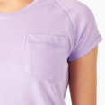 thumbnail image 4 of Dickies Women's Cooling Short Sleeve Pocket T-Shirt, Purple Rose, XL, 4 of 5