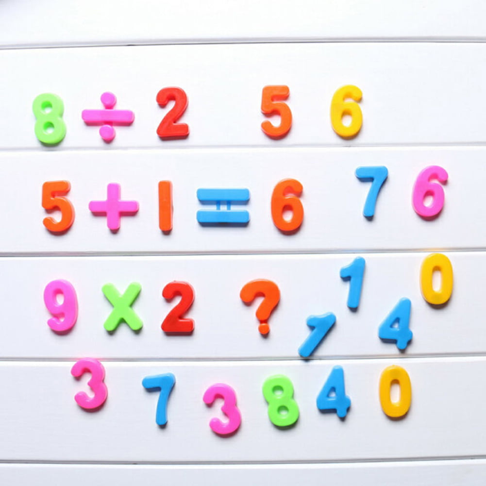 26pcs Lower/Upper Case Alphabet Letters Number Magnetic Fridge Kid Learning Toys 