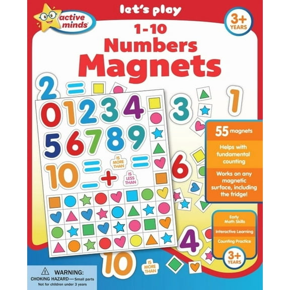 Active Minds 1-10 Numbers Magnets (Other)
