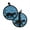 Black Cat Paw Blue, variant on ZIATUBLES 2 PCS Pot Holders Heat Resistant Hot Pads Oven Mitts Dual Function Stylish Soft Grip Machine Washable Potholders Kitchen 8 Inch Round Decor, Butterfly Hydrangea Blue Letter
