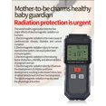 thumbnail image 4 of Detector de radiación electromagnética portátil Emf con alarma de sonido y luz Probador de radiación de campo magnético con pantalla LCD digital, 4 of 5