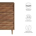 thumbnail image 6 of Modway Vespera 3-Drawer Chest in Walnut, 6 of 7
