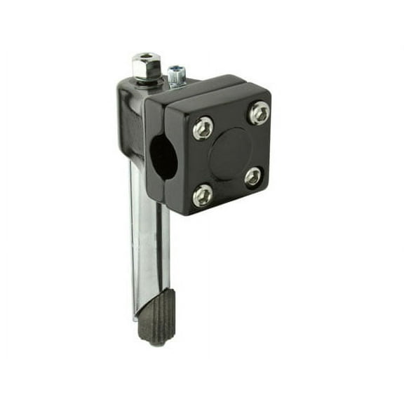 Alta Bicycle Steel 4 Bolt 21.1mm Alloy BMX Free Style Stem,Multiple Colors. (Black)