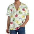 thumbnail image 1 of Fotbe Insects Camisa Estampada de Manga Corta para Hombre, Casual de Verano, Estilo Playero, Sin Arrugas-4X-Large, 1 of 5