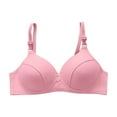 thumbnail image 4 of Everyday Bras for Women Sports Bras for Women Bulk Small Sports Bra T Back Sports Bras for Women Running Girl One Shoulder Sports Bra Strapless Bra for Women plus Size Push up Bra for Women Pink 75A, 4 of 4