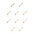 thumbnail image 2 of Palillos para el cabello Jumpingount Metal coreano en forma de U Naranja 10Conjunto, 2 of 6