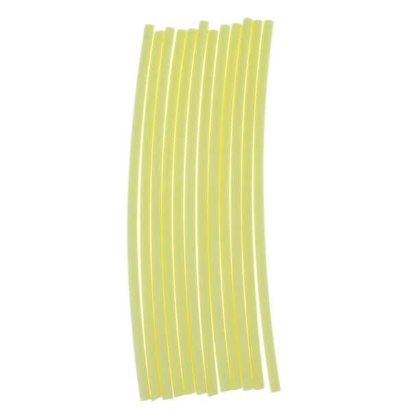 Espuma cilíndrica de alta densidad Soledad 12 piezas para atar moscas 4mm amarillo