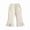 1-White632, variant on Kiijoy Girls High Waisted Bow Flared Pants Comfortable Pull On Casual Trousers, Sizes 1-14
