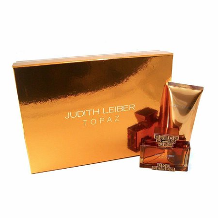 Judith Leiber Topaz Perfume Gift Set 1.3 oz Eau De Parfum 3.4 oz Body Lotion