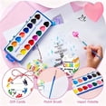 thumbnail image 6 of KOYPTL 12 Pcs Washable Watercolor Set 12 Colors Watercolor Paint with Paintbrush Solid Watercolor Set for Painting Back to School Supplies Classroom Essentials for Boys Girls, 6 of 6
