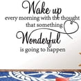 thumbnail image 1 of Adhesivo de pared con cita inspiradora para despertarse y motivar, 1 of 2