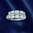 thumbnail image 4 of Ross-Simons 1.00 Aquamarine and .20 Swiss Blue Topaz Ring in Sterling Silver, Women's, Adult, 4 of 5