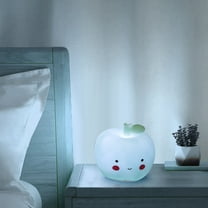 Edgergery Cute Bule Apple Night Light for Kids Baby,Led Nursery Bedroom Lamp Led Bedside Sleep Mood Nightlight Apple Toy Gift for Children Toddler