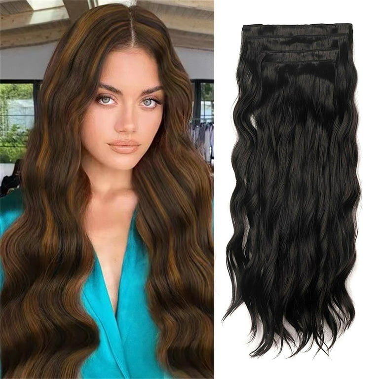 B long hair extensions top