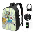thumbnail image 2 of Adventure Time 17 Inch Travel Backpack Casual Laptop Backpack With Usb Charging Port Daypack Bookbags, 2 of 7
