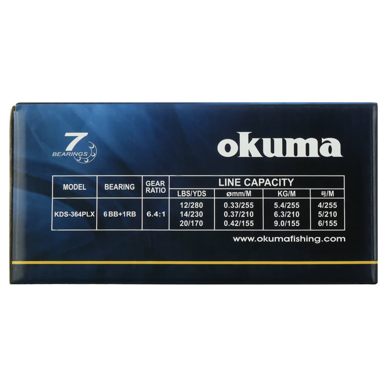 Okuma Komodo SS Lowprofile Baitcast Reel 6.4 1 Power HND LH