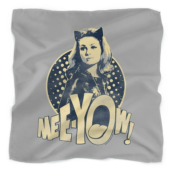 Batman Classic TV Series Catwoman Meeyow! Bandana (21 in x 21 in)