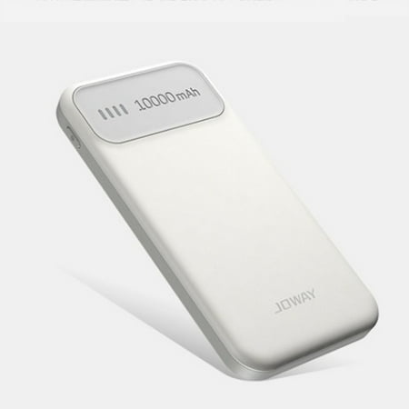 Valor Map - Valor 10000 mAh Power Bank with Micro USB Cable - White/Gray