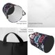 thumbnail image 2 of Balery Flowers ad Butterflies Cesta de ropa redonda con asas, impermeable, independiente, para ropa, juguetes, dormitorio y familia-Medium, 2 of 6